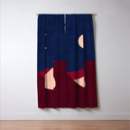 LANDSHAPES - Desert - night Window Curtain Gallery Image 3