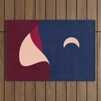 LANDSHAPES - Desert - night Outdoor Rug Gallery Image 1