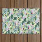 Crowded Houseplants Outdoor Rug Gallery Image 1