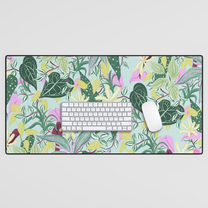 Crowded Houseplants Desk Mat Gallery Image 1