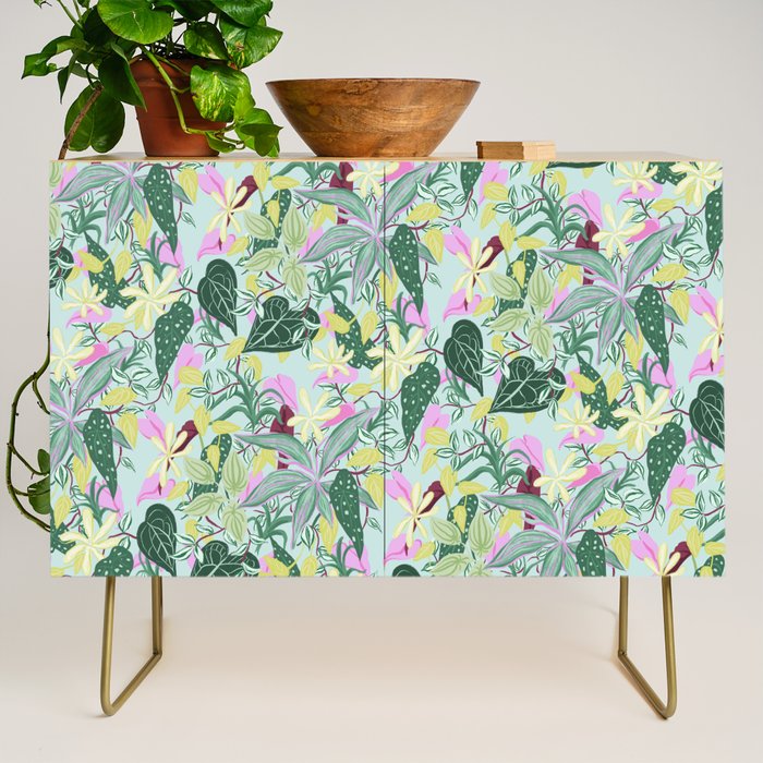 Crowded Houseplants Credenza Gallery Image 1