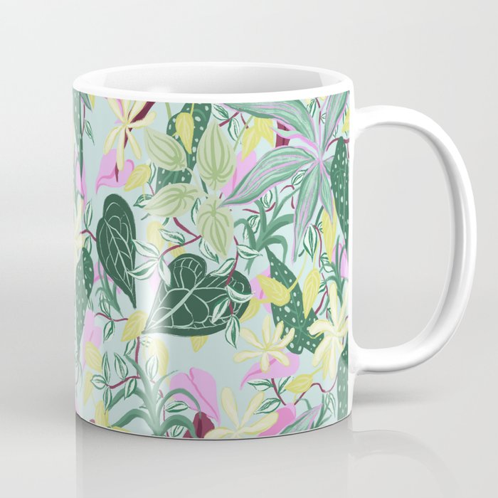 Crowded Houseplants Coffee Mug Gallery Image 1
