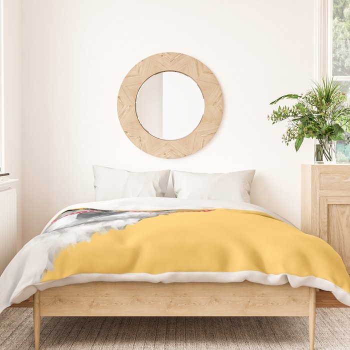 Fashion Hipster Llama with Glasses Duvet Cover Gallery Image 3