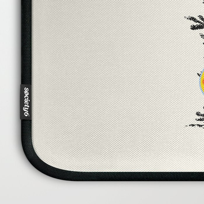 Retro Decorated Christmas Tree Laptop Sleeve Gallery Image 3