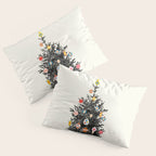 Retro Decorated Christmas Tree Pillow Sham Gallery Image 3