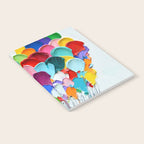 Polka Daub Balloons Notebook Gallery Image 2