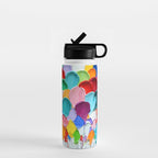 Polka Daub Balloons Water Bottle Gallery Image 1