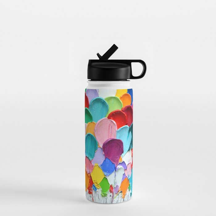 Polka Daub Balloons Water Bottle Gallery Image 1