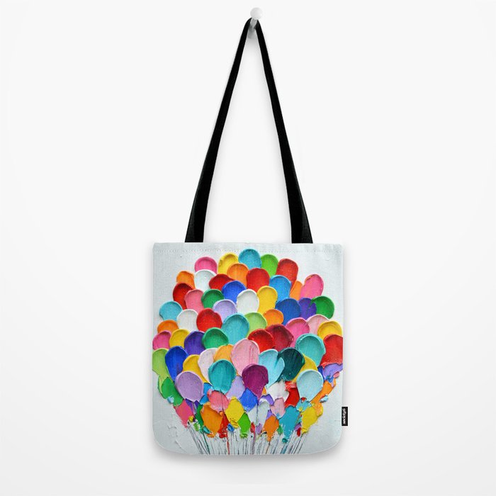 Polka Daub Balloons Tote Bag Gallery Image 2
