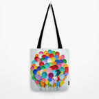 Polka Daub Balloons Tote Bag Gallery Image 2