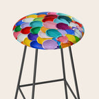 Polka Daub Balloons Stool Gallery Image 2