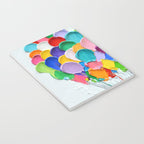 Polka Daub Balloons Notebook Gallery Image 3