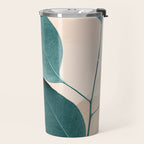 Abstract Art Tropical Leaves 9 Travel Mug Gallery Image 2