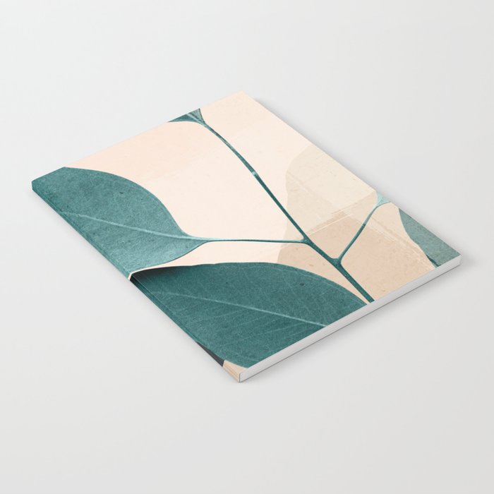 Abstract Art Tropical Leaves 9 Notebook Gallery Image 2