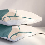 Abstract Art Tropical Leaves 9 Pillow Sham Gallery Image 3