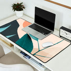 Abstract Art Tropical Leaves 9 Desk Mat Gallery Image 2