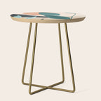 Abstract Art Tropical Leaves 9 Side Table Gallery Image 1