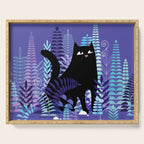 The Ferns (Black Cat Version) Serving Tray Gallery Image 1