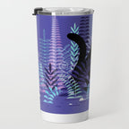 The Ferns (Black Cat Version) Travel Mug Gallery Image 3