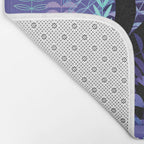The Ferns (Black Cat Version) Bath Mat Gallery Image 2