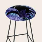 The Ferns (Black Cat Version) Stool Gallery Image 2