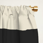 Minimal Abstract Art Three Faces Window Curtain Gallery Image 2