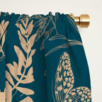 Exotic Florals and Butterflies Window Curtain Gallery Image 2