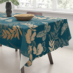 Exotic Florals and Butterflies Tablecloth Gallery Image 3
