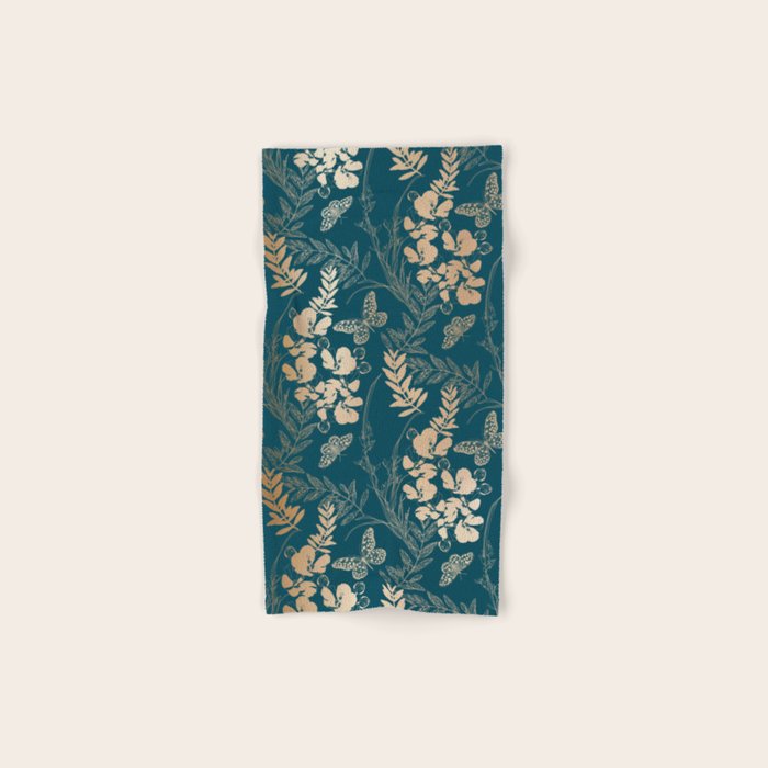 Exotic Florals and Butterflies Bath Towel Gallery Image 1
