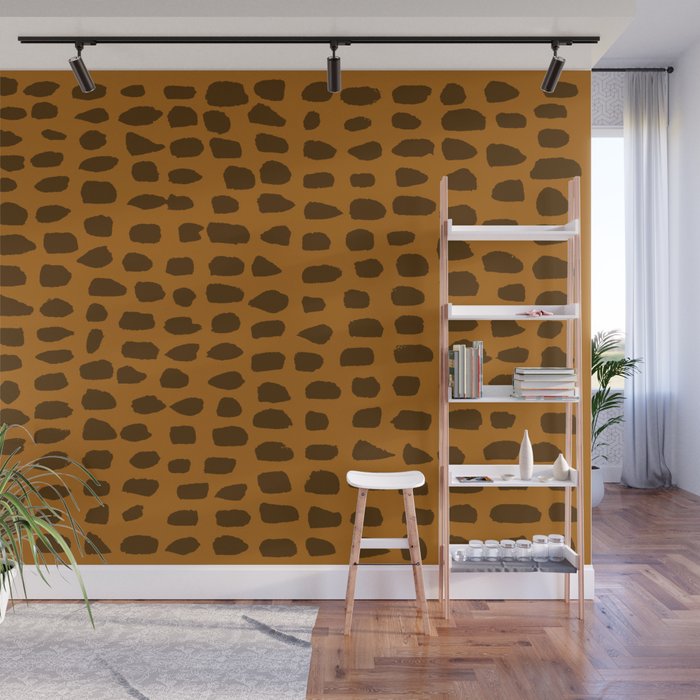 Dots (Baby Leopard) Wall Mural Gallery Image 1