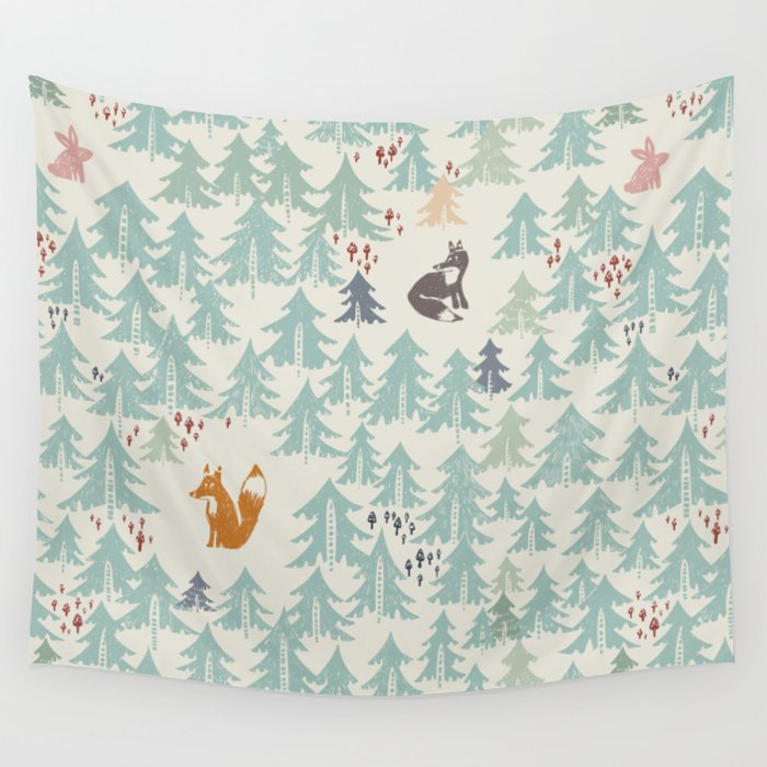 Black Forest Kids fox Wall Tapestry Gallery Image 4