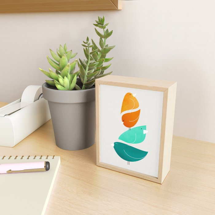 Bird Stack II Mini Art Print Gallery Image 2