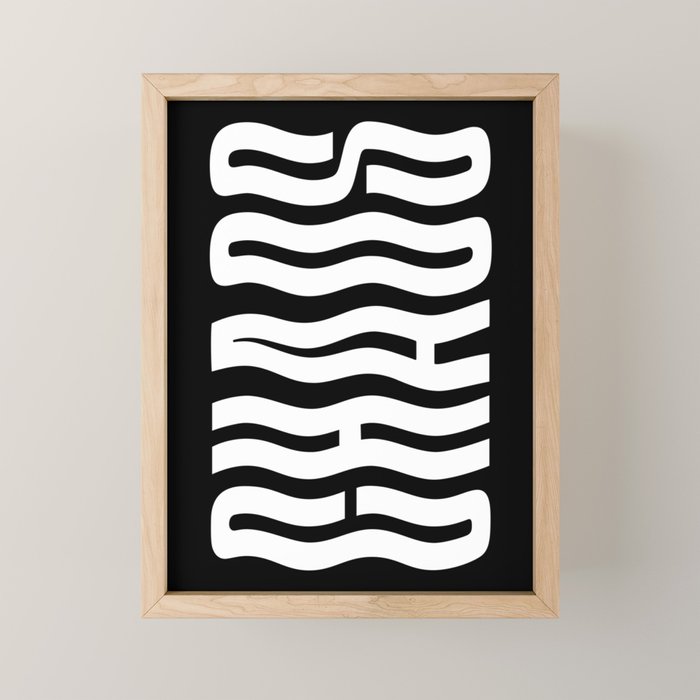 Chaos Poster Mini Art Print Gallery Image 1