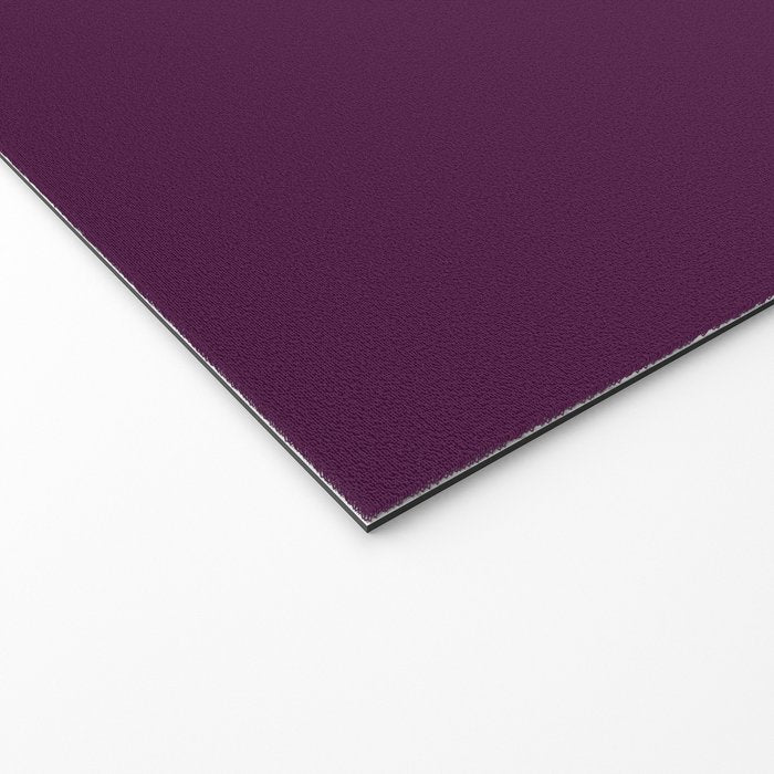 Plum Purple Solid Color Welcome Mat Gallery Image 2