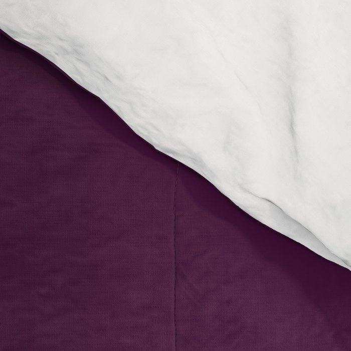 Plum Purple Solid Color Comforter Gallery Image 4