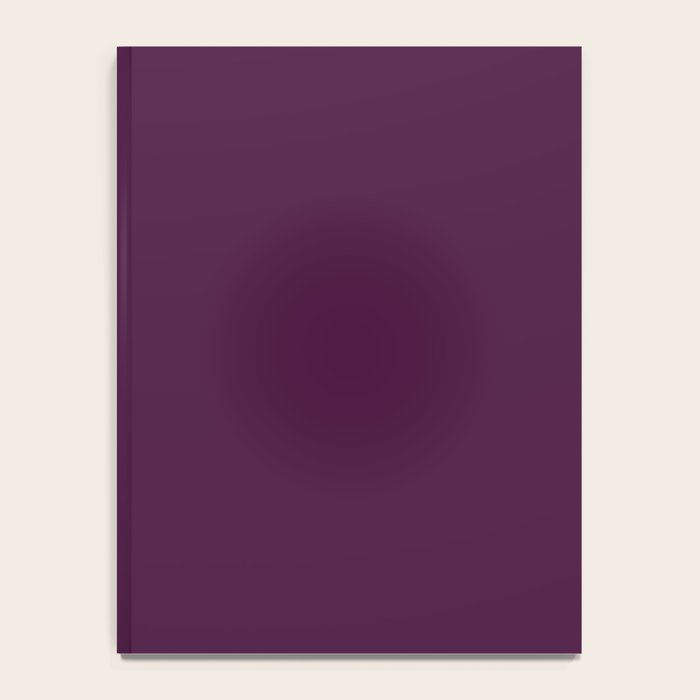 Plum Purple Solid Color Notebook Gallery Image 4