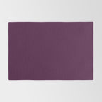 Plum Purple Solid Color Rug Gallery Image 2