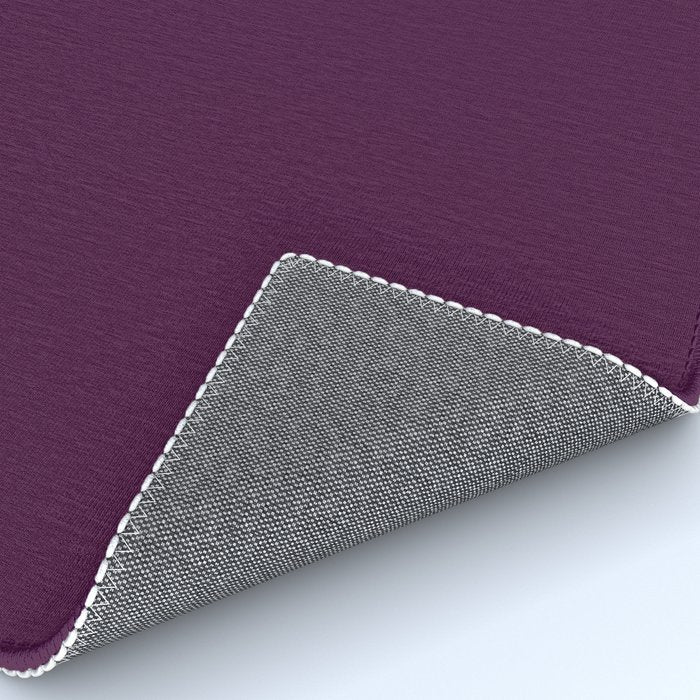Plum Purple Solid Color Rug Gallery Image 4