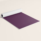 Plum Purple Solid Color Yoga Mat Gallery Image 2