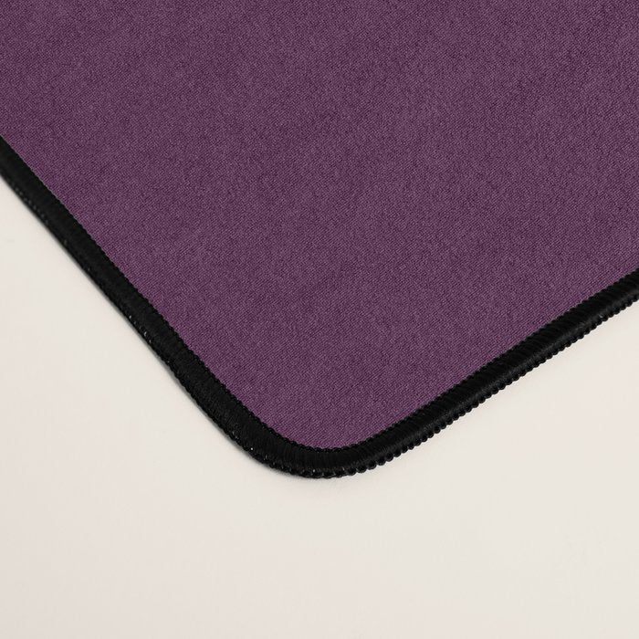 Plum Purple Solid Color Desk Mat Gallery Image 4