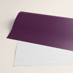 Plum Purple Solid Color Wrapping Paper Gallery Image 2