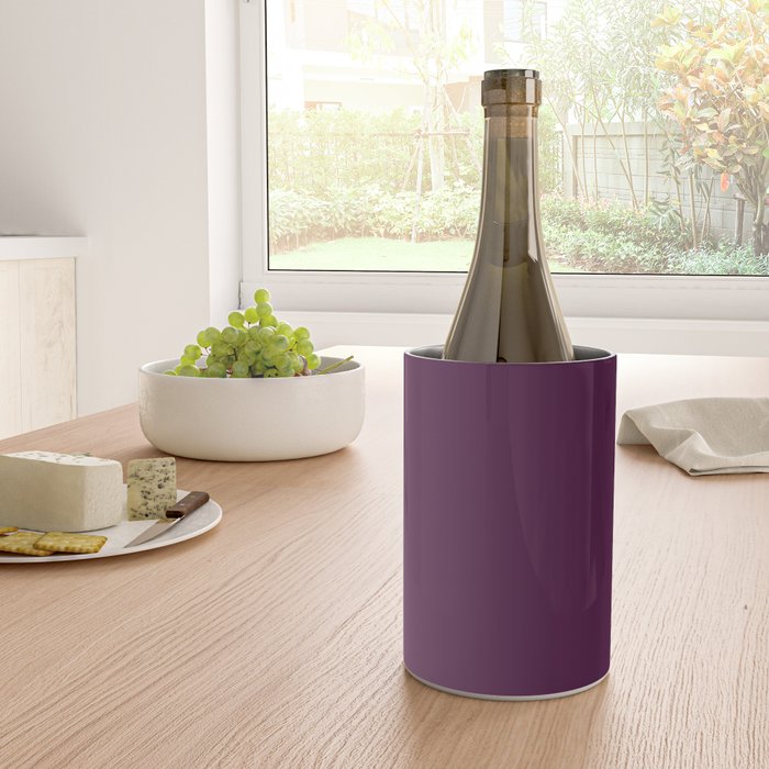 Plum Purple Solid Color Wine Chiller Gallery Image 4