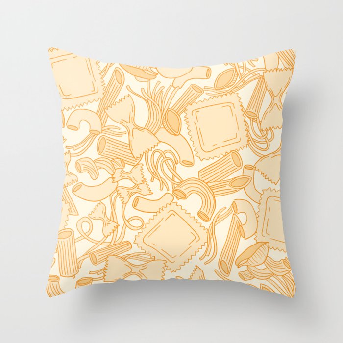 Pasta Party Throw Pillow Gallery Image 1