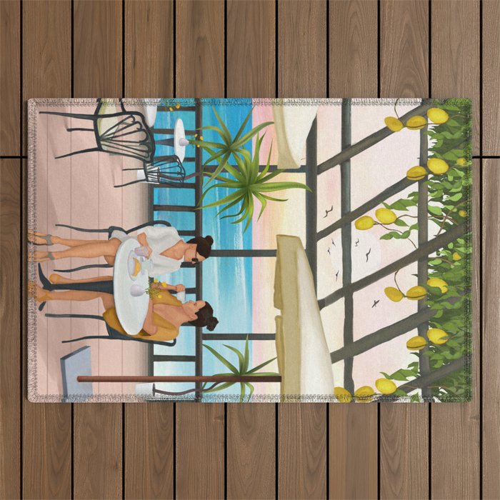 Beneath the Lemon Canopy Outdoor Rug Gallery Image 1