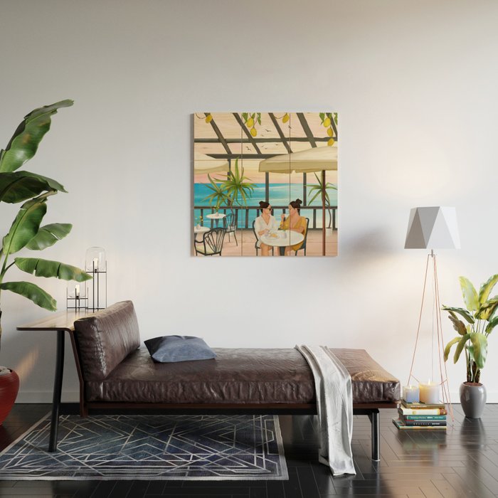 Beneath the Lemon Canopy Wood Wall Art Gallery Image 2