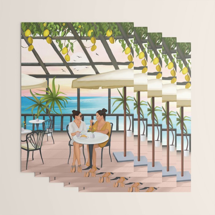 Beneath the Lemon Canopy Wrapping Paper Gallery Image 3