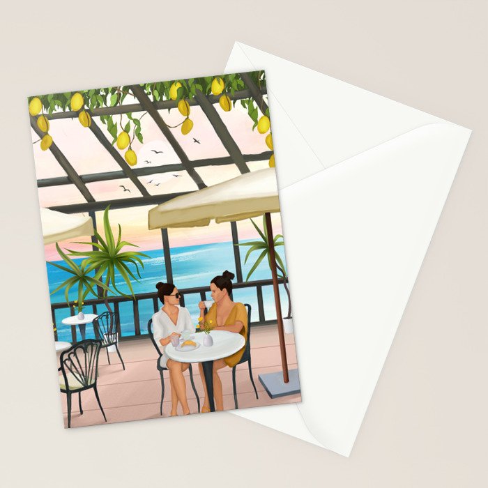 Beneath the Lemon Canopy Stationery Card Gallery Image 2