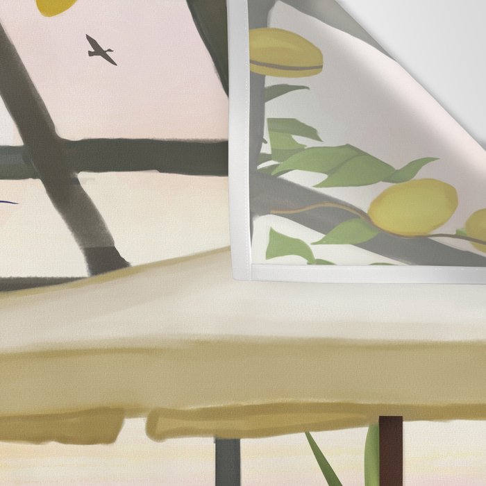 Beneath the Lemon Canopy Wall Tapestry Gallery Image 3