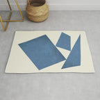 3 Forms Composition - Blue Rug Gallery Image 1