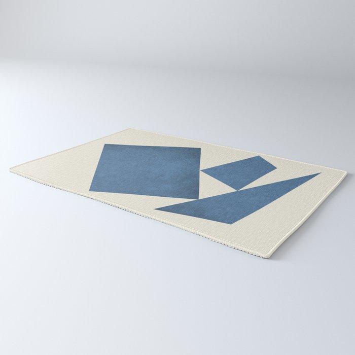 3 Forms Composition - Blue Rug Gallery Image 3